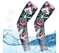 Manchettes de protection solaire | Manches de tatouage temporaire,Manches de tatouage temporaires Compression du soleil Couverture de bras long Bras d'art corporel, de bras de protection Tatoo