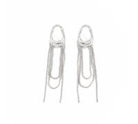 Manchettes d'oreilles longues à franges pratiques - Design à clipser - Pas besoin de perçage - Confortable - Convient pour diverses occasions - Cadeau non percé - Accessoire d'oreille, One Size, Comme
