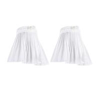 Manchettes en Dentelle Modifiée, 1 Paire en Chiffon Blanc | Accessoire Décoratif et Pratique, Style Élégant et Simple, pour Vêtements et Costume, Usage Féminin