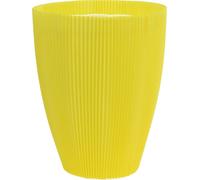 Manchettes plissées jaunes imperméables, 14,5cm de hauteur, 100 pièces - plastique, décoration pour événements & festivités