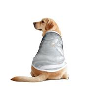 Manchettes pour chien avec imprimé marbre oriental - Vêtements amusants pour chien - Lavable en machine - Pour chiens de taille moyenne et grande