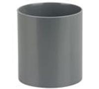 Manchon à butée sans lèvre femelle D100 - WAVIN - 3025999 Gris G