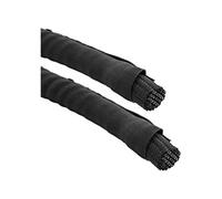 InLine Câble Canal, Tissu Polyester Tuyau tressé avec Manteau, selbstverschließend 10mm Durchmesser, 5m Noir