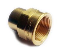 Viega manchon de transition 100728 22 mm x Rp 3/4, bronze