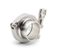 Manchon à souder pour tuyau en acier inoxydable, Ensemble de raccords Tri Clamp en acier inoxydable SS304 avec bague de soudure et joint en silicone, plusieurs tailles(38mmx Ferrule50.5)