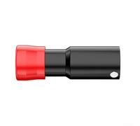 Manchon à vis d'extension avec fonctionnalité magnétique pour un positionnement simplifié des vis dans les travaux de rénovation et de réparation de construction (18 mm)