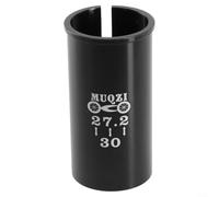 Manchon adaptateur réducteur de tige de selle en alliage d'aluminium pour vélo, usiné CNC, léger, antidérapant, convient pour les vélos de route, VTT et plus (27,2-30)