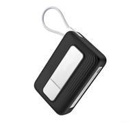 Manchon adaptatif en silicone pour Anker Zolo pour banque d'alimentation A1116 maintenant un profil compact et une facilité d'utilisation (noir)