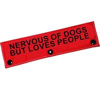 Manchon amusant pour laisse de chien nerveux des chiens mais aimés les gens, cadeau d'anniversaire pour animaux domestiques (Manchon de chiens)