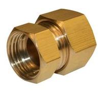 Manchon biconique laiton F 15 x 21 pour tube en cuivre