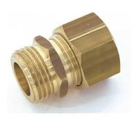 Manchon biconique laiton M 20 x 27 pour tube en cuivre