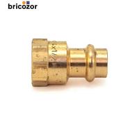 Manchon bronze à sertir FF 15x21 - diamètre 14 mm - Press CONEX BANNINGER