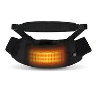 Manchon chauffant électrique avec 3 niveaux de réglage de chaleur, sangle réglable, 2 poches et prise USB pour la chasse, le football, le golf, la pêche, le camping (sans batterie externe)