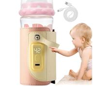 Manchon Chauffe-biberon - Isolateur Chauffant Portable De Voyage USB, Conception À Chaud Rapide, Contrôle Intelligent De La Température | Matériel Mou Flexible Pour L'utilisation De Voiture De Biberon