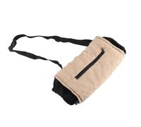 Manchon Chauffe-Mains, Pochette Tubulaire Douce et -Vent pour Les activités Hivernales en extérieur, en Daim Kaki, 46 x 19 cm