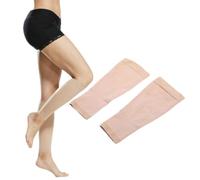 Manchon Compression Mollet, 20-32 Mmhg Bas De Compression Pour Varices Bas De Contention Mollets Médical Femme Homme Pour Gonflement, Attelle De Tibia, Varices, Œdème Teint De Peau(Xxl)