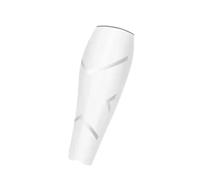Manchon Compression Mollet Jambières de Football à Compression élastique, chaussettes longues, bas for hommes et femmes, basket-ball, volley-ball, Support jambe, protecteur, manches mollet(White,XL)