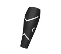 Manchon Compression Mollet Jambières de Football à Compression élastique, chaussettes longues, bas for hommes et femmes, basket-ball, volley-ball, Support jambe, protecteur, manches mollet(Black,L)