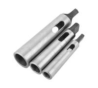 Manchon conique Morse Adaptateur conique utile, manchon argenté, outil en acier, pièces de travail des métaux CNC, mandrin réducteur HRC58 MT1-MT2/MT-2-MT3/MT3-MT4(MT1-MT2)