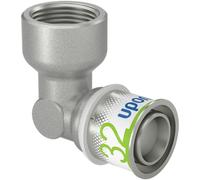Manchon coudé S-Press PLUS Uponor en laiton étamé 32mmx1 FF