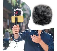 Manchon coupe-vent pour microphone extérieur pour microphones cravate de 0, 5, 1, 5 cm, couverture efficace contre le vent pour un son clair (A)