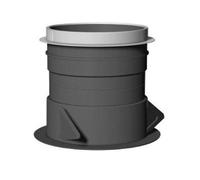 manchon court - a griffes - avec manchette - diamètre 125 mm - longueur 100 mm - atlantic 520019