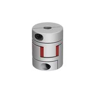 Manchon d'accouplement d'arbre Coupleur d'axe flexible à deux mâchoires, adaptateur de griffe d'arbre en aluminium, connecteur machine D30 L42