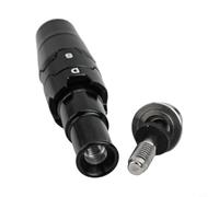 Manchon d'adaptateur d'arbre de golf 0,335 pointe pour adaptateur d'arbre de golf Driver (Noir)