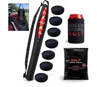 Manchon de bière pour sac de golf avec 7 compresses froides réutilisables - Taille XL - Sac isotherme pour 9 canettes - Excellent cadeau pour la fête des pères - Garde les boissons froides pendant 8