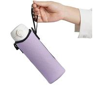 Manchon de bouteille de 75 g - Grand support isotherme réutilisable | Porte-bouteille d'eau portable avec sangle pour voyage, sport, cyclisme, camping, randonnée, chasse, escalade, marche, pique-nique