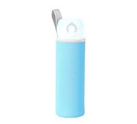Manchon de bouteille d'eau - Porte-bouteille isotherme en verre pour voyage - Housse confortable pour bouteille de cantine - Porte-bouteille isotherme pour sports de plein air, bleu, Refer to