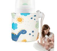 Manchon de bouteille en cuir synthétique - Housse isolante pour chambre d'enfant, rétention de la chaleur | Protecteur de bouteille d'eau et de lait, durable et confortable, améliore le contrôle de la