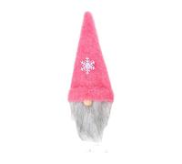 Manchon de bouteille Gnomes, divertissement de vacances, essentiel, parfait comme emballage, décoration, construction en polyester, manchon de bouteille de champagne en peluche