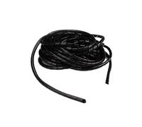 Manchon de câble à enroulement en spirale, 1 morceau de protecteur câble en spirale manchon noir et blanc d'enroulement 8-25 mm(Black,6mm ID 15 Meters)