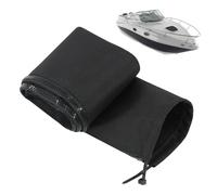 Manchon de câble de moteur - Conduit de gréement à fermeture éclair noire | Organisateur de fils hors-bord, couvercle de tuyau de protection, câbles d'extension de bateau et Yacht, gestion de mo