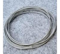 Manchon de câble extensible 2 mm ~ 40 mm tressé serré haute densité dureté ligne isolante protéger la gaine de glande d'enveloppe de fil-gris, 2 mm