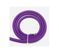 Manchon de câble Extensible en Pet, tressé serré de 4mm, Haute densité, dureté, Ligne Isolante, Gaine de Protection, Gaine de glande d'enveloppe de Fil, 1~50M(Purple,5 m)
