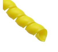 Manchon de câble flexible 8 mm, 10 mm, 12 mm, spirale, protection de ligne d'enroulement, organisateur de câbles, protection de tube, protection de tube(Yellow,ID 8mm 5 Meters)