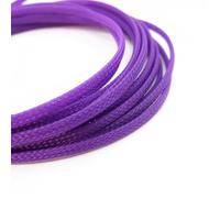 Manchon de câble Gaine tressée 3/4/6/8/10/12/14mm 1/5/10 mètres, Gaine de Protection de Fil Haute densité, Manchon de câble Noir et Rouge(Purple,10MM_10M)