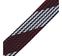 Manchon de câble Manchon de câble Extensible tressé de 2 à 40mm, Haute densité, dureté, Ligne Isolante, Protection de la Gaine de glande d'enveloppe de Fil(Black White Pink,8MM_1 Meters)