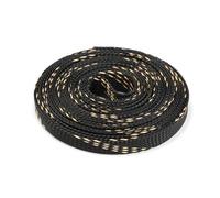 Manchon de câble Manchon de câble tressé Extensible en Pet de 20/50/100 mètres, Gaine Isolante de Protection de Fil, Manchon de Protection de câble 4/6/8/10/12/15/20mm(Black Gold,15MM_50M)
