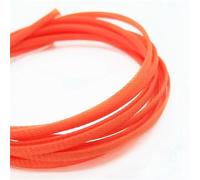 Manchon de câble tressé de 10 m, 3 à 40 mm ; Gaine isolée en nylon de couverture extensible d'ANIMAL FAMILIER for la protection d'enveloppe de fil(Orange,8mm x 10meter)