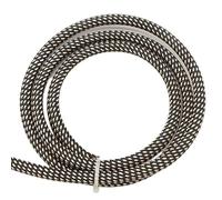 Manchon de câble tressé en PET noir doré de 1 à 50M, tube extensible à haute densité de 2 à 40mm(10mm,1 Meter)