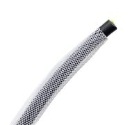 Manchon de câble tressé extensible en PET pour câbles USB et clavier, gaine de protection isolée en nylon (blanc, 8 mm x 1 m)
