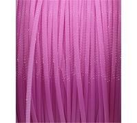 Manchon de câble tressé extensible en PET pour câbles USB et clavier, gaine de protection isolée en nylon (rose, 4 mm x 1 m)