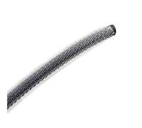 Manchon de câble tressé extensible en PET pour câbles USB et clavier, gaine de protection isolée en nylon (transparent, 8 mm x 1 m)