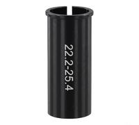 Manchon de cale de tige de selle de vélo 22 mm à 25 4 mm en alliage d'aluminium usiné CNC pour une réduction précise du diamètre de la tige de selle (22,2 à 25,4 mm)