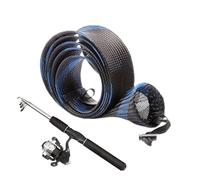 Manchon de canne à pêche - Protecteur de matériel de pêche | Chaussette de canne à pêcheà la traîne en maille, housse durable pour cannes, pêcheurs, pêcheurs, guides de tournoi, hommes, pères, eau sa