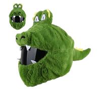 Manchon de casque de moto intégral en peluche de dessin animé | Housse de protection universelle pour casque de moto | Housse de chapeau de moto pour extérieur personnalisé