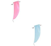 Manchon de cheveux imperméable, réutilisable, bonnet de douche pour queue de cheval, gain de temps incroyable pour protéger les cheveux coiffés, piscine, voyage (mélange 1)